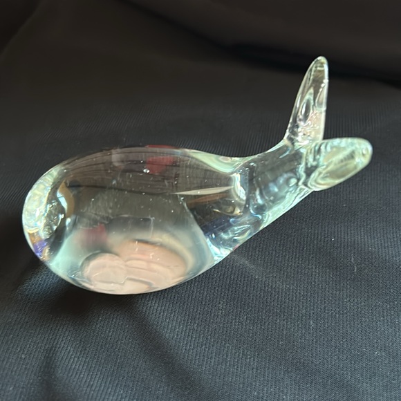 Hand Blown Glass Whale - Picture 3 of 4